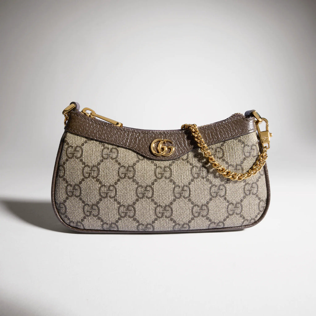 Ophidia mini bag — beige and ebony Supreme