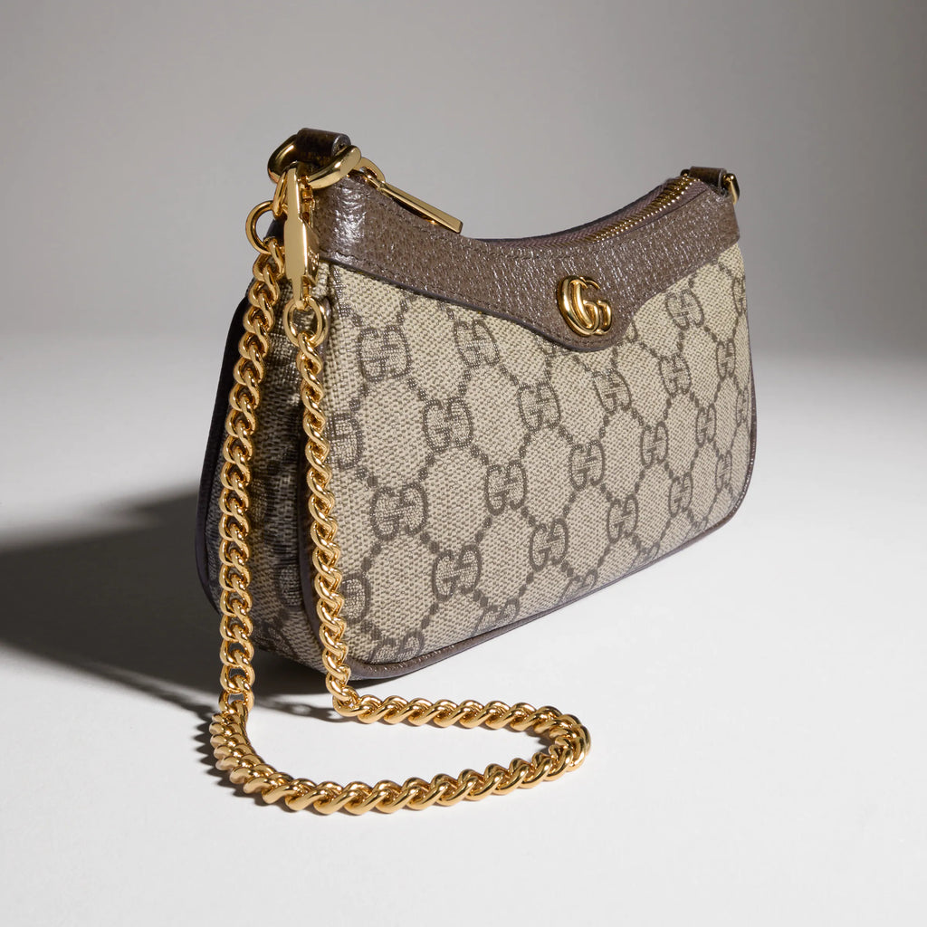 Ophidia mini bag — beige and ebony Supreme