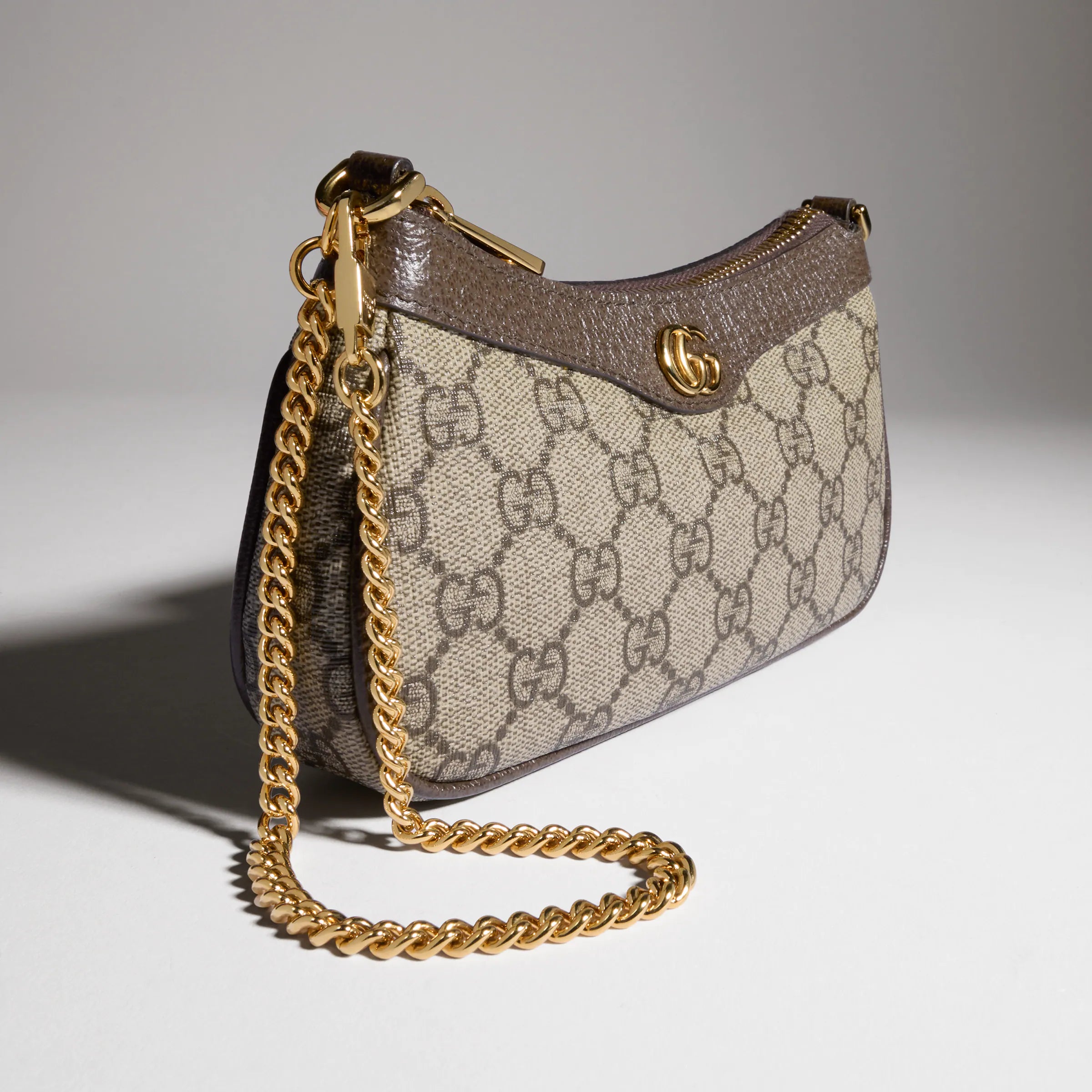 Ophidia mini bag — beige and ebony Supreme