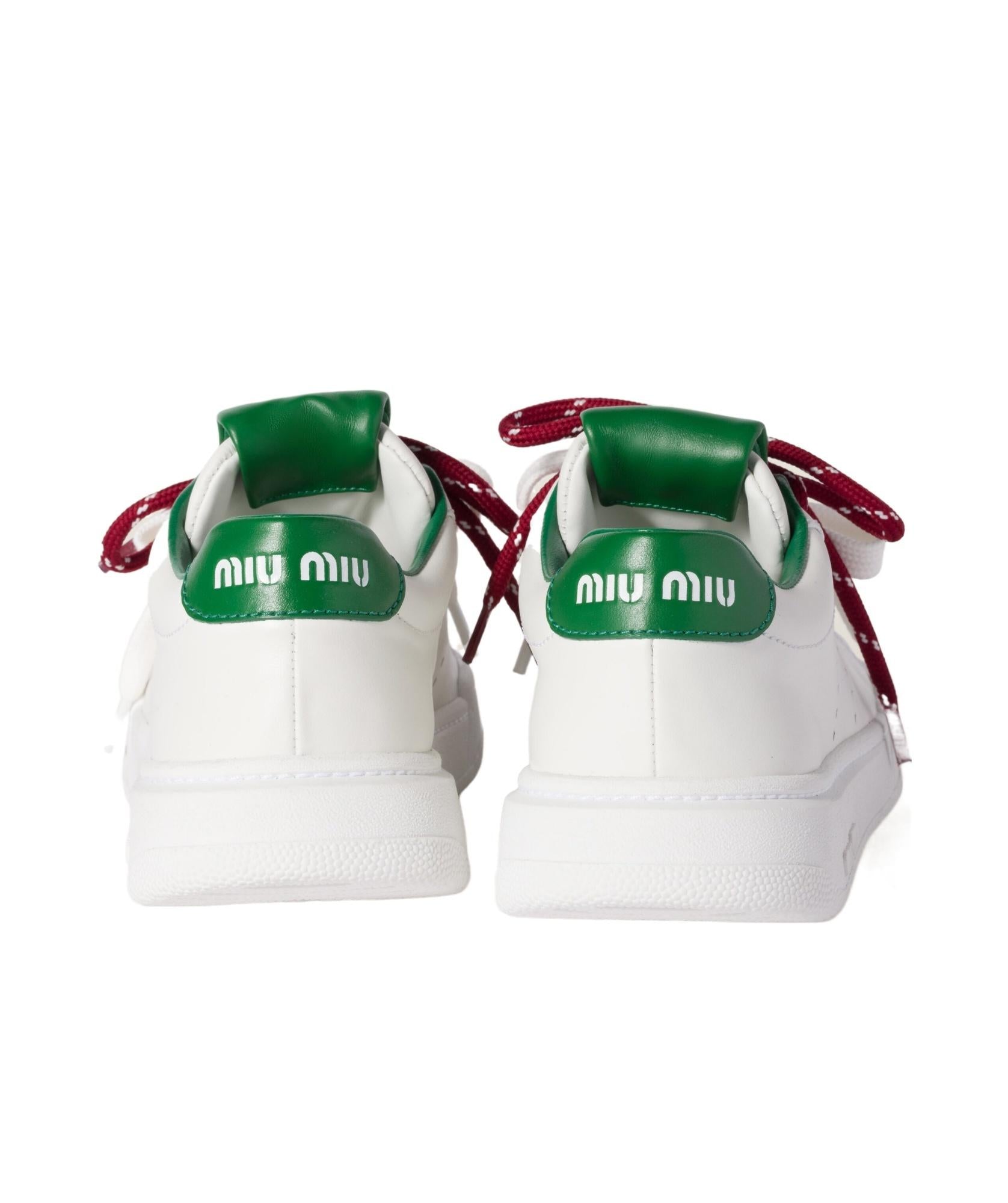 Round-Toe Lace-Up Sneakers