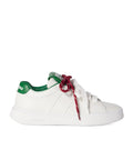 Round-Toe Lace-Up Sneakers